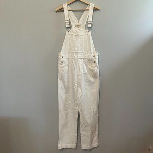 Madewell | White Denim Overalls